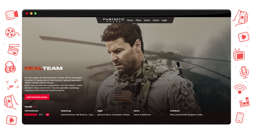 SEAL Team streamt auf Filmtastic in Deutschland