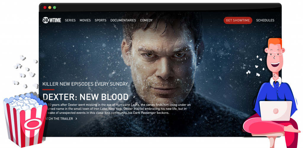 Showtime streaming Dexter New Blood