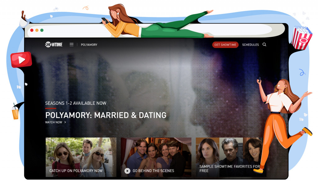 Polyamory streaming on Showtime