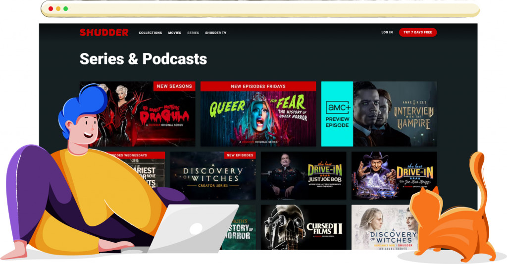Serie horror in streaming su Shudder