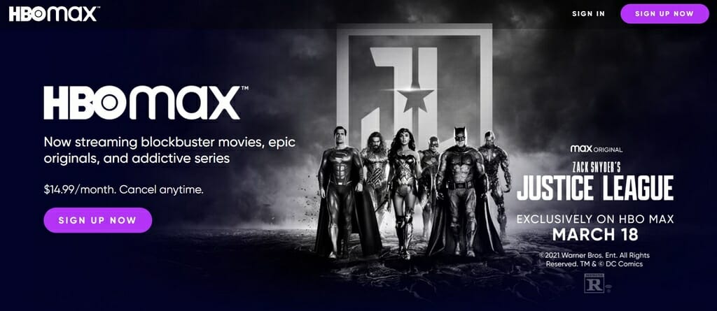 Justice League: Snyder Cut ay HBO Max