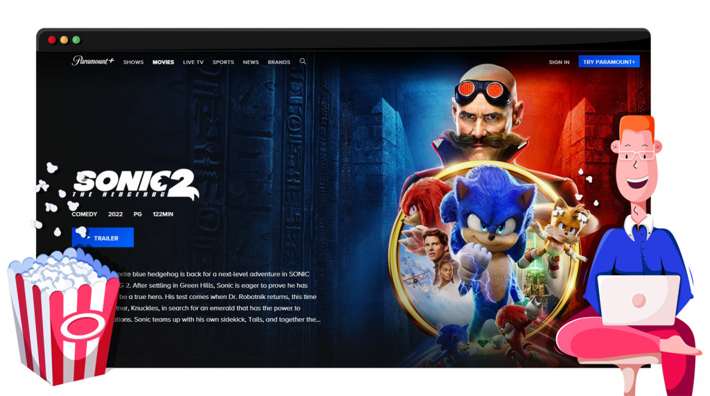 Sonic the Hedgehog 2 Streaming auf Paramount+