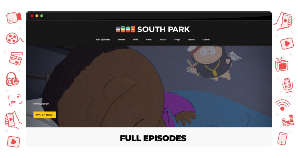South Park streamen op South Park Studios