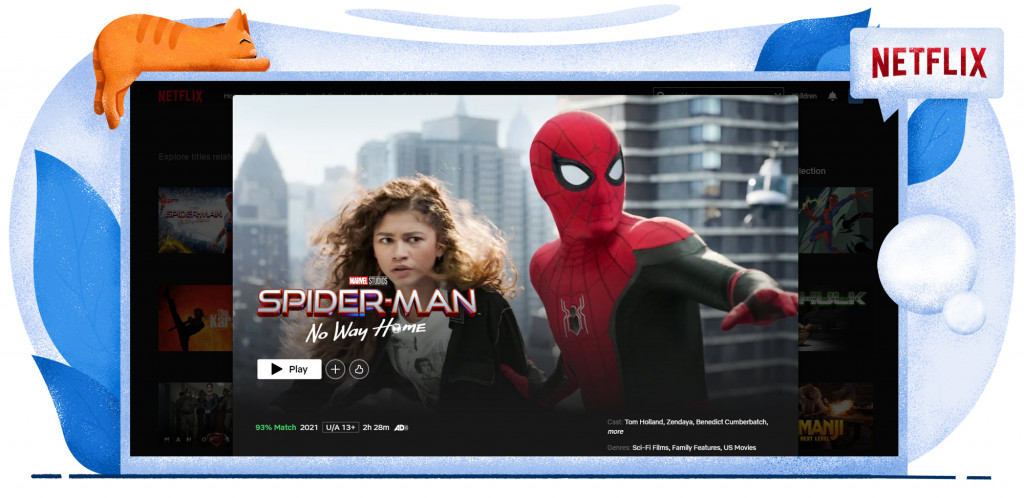 Spider-Man: No Way Home streaming auf Netflix in Indien