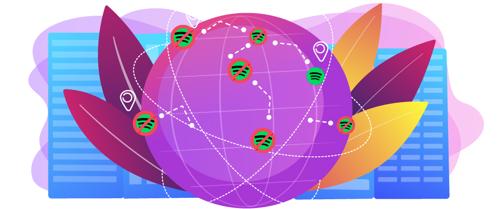 Spotify, farklı kıtalar için coğrafi engelleme kullanıyor