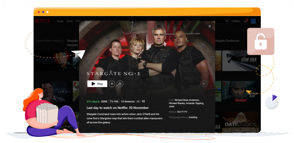 Stargate SG-1 streaming op Netflix in de VS