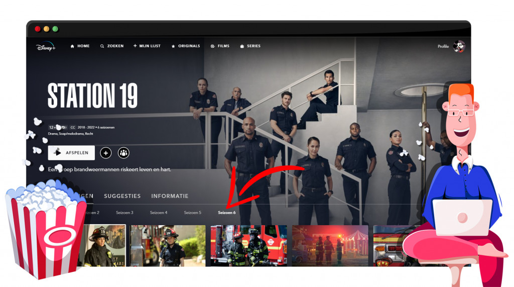 Station 19 seizoen 6 op Disney Plus in het VK