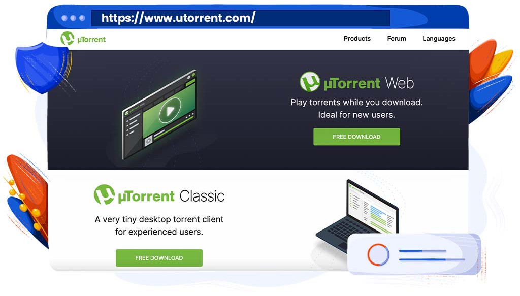 uTorrent to witryna torrentowa z zaawansowanymi funkcjami