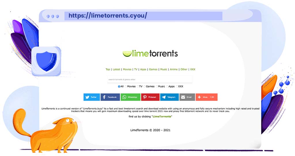 LimeTorrents to strona z torrentami