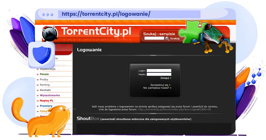 TorrentCity jest polską stroną torrentową