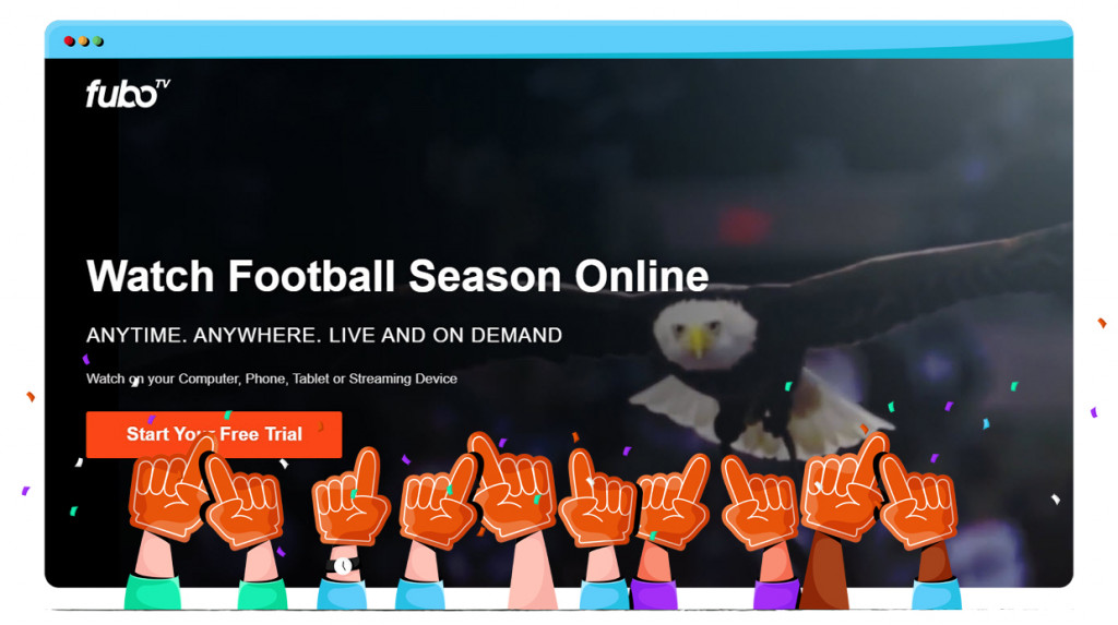 NFL streaming on fuboTV in the US
