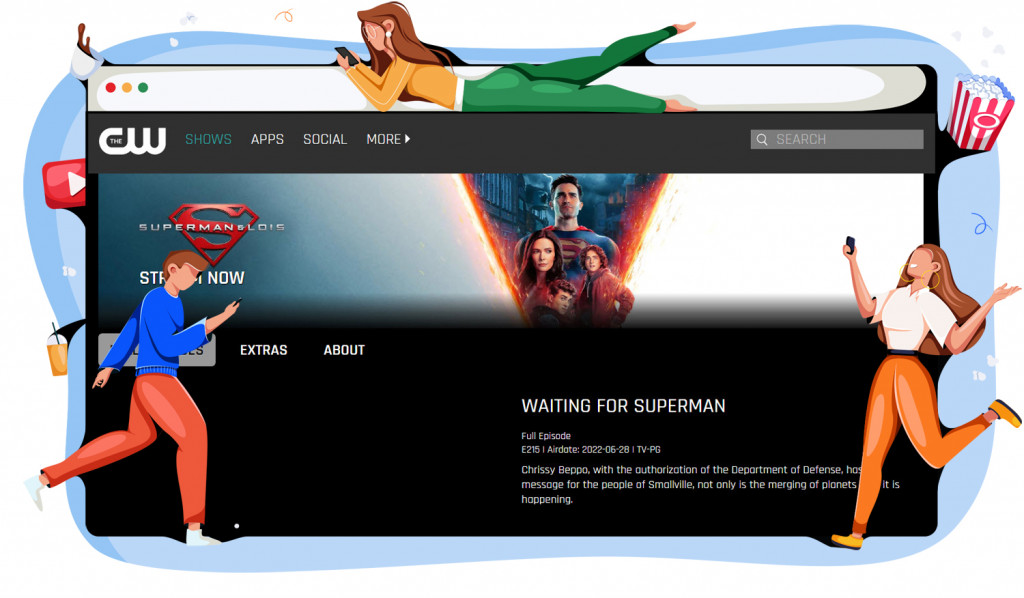 Superman&Lois in streaming su CW gratuitamente