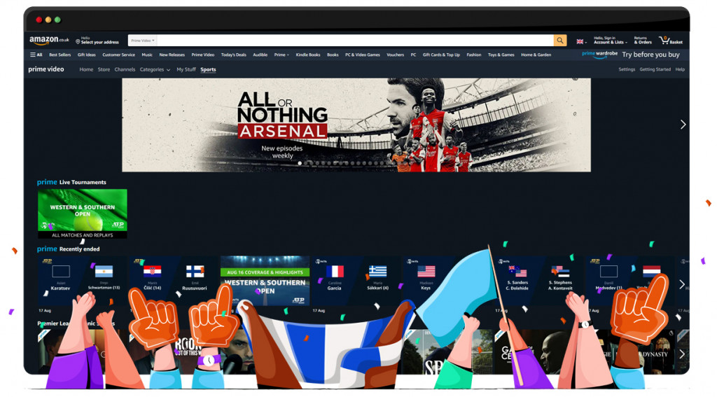 Premier League streaming on Amazon Prime UK