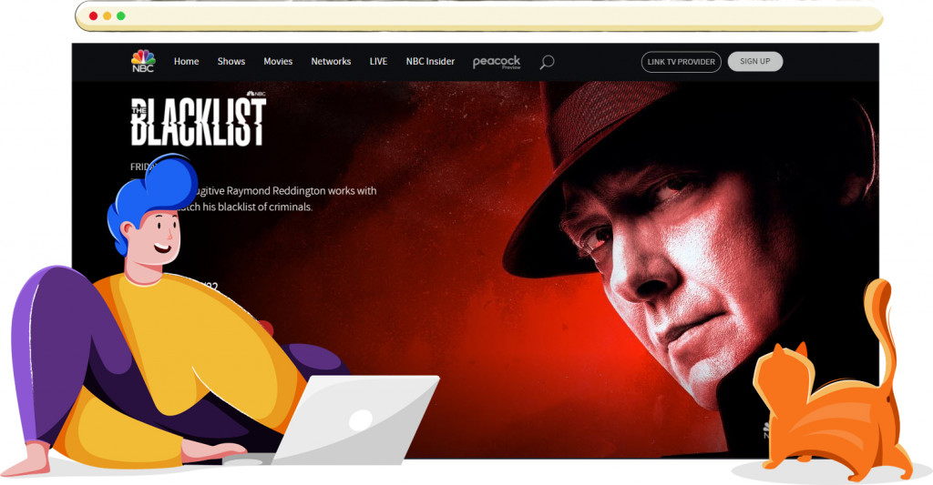 Seizoen 9 van The Blacklist streaming op NBC