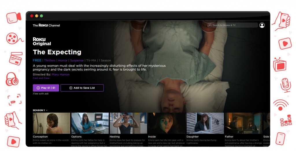 The Expecting streaming op The Roku Channel