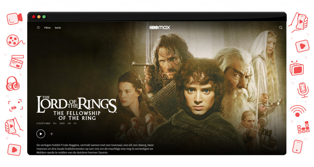 The Lord of The Rings: The Fellowship of the Ring streamen op HBO Max