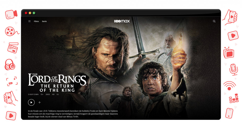 The Lord of the Rings: Return of the King streamen op HBO Max in Nederland