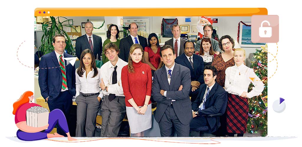 The Office, mockumentary style TV show