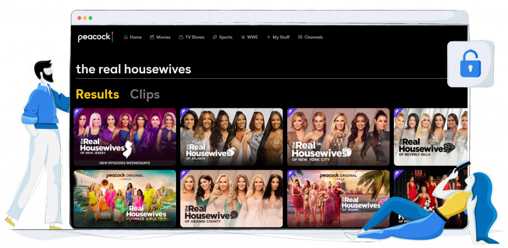 Alle The Real Housewives shows streaming op Peacock