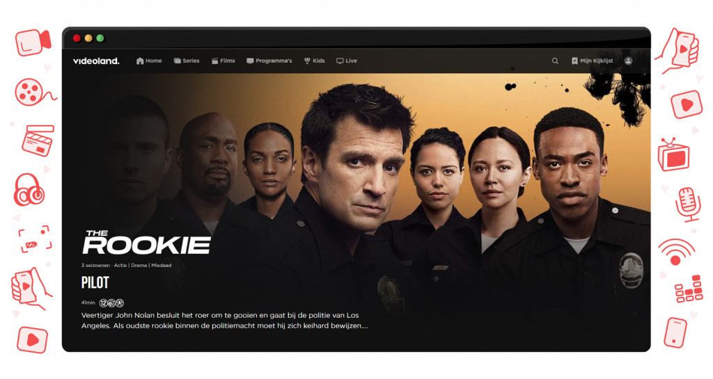 The Rookie streaming op Videoland