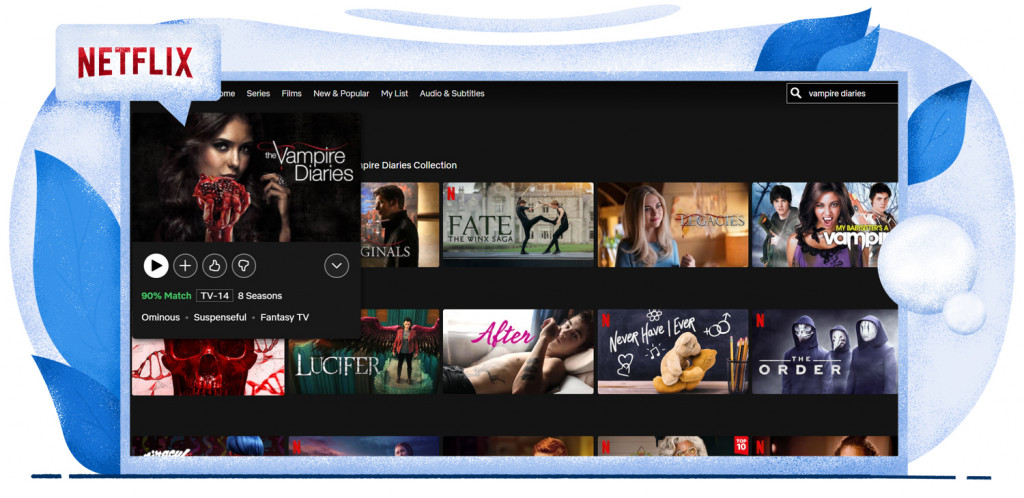 The Vampire Diaries streaming op Amerikaanse Netflix