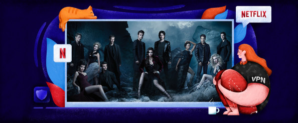 Hoe The Vampire Diaries op Netflix te streamen