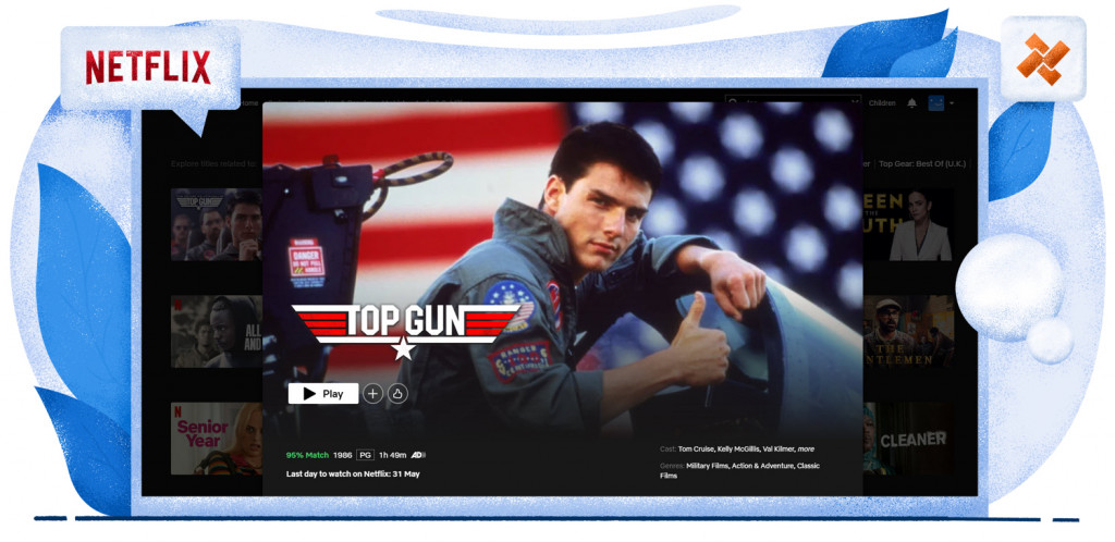 Top Gun streaming op Amerikaanse Netflix