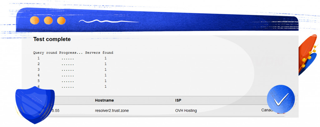 Trust.Zone DNS leak test