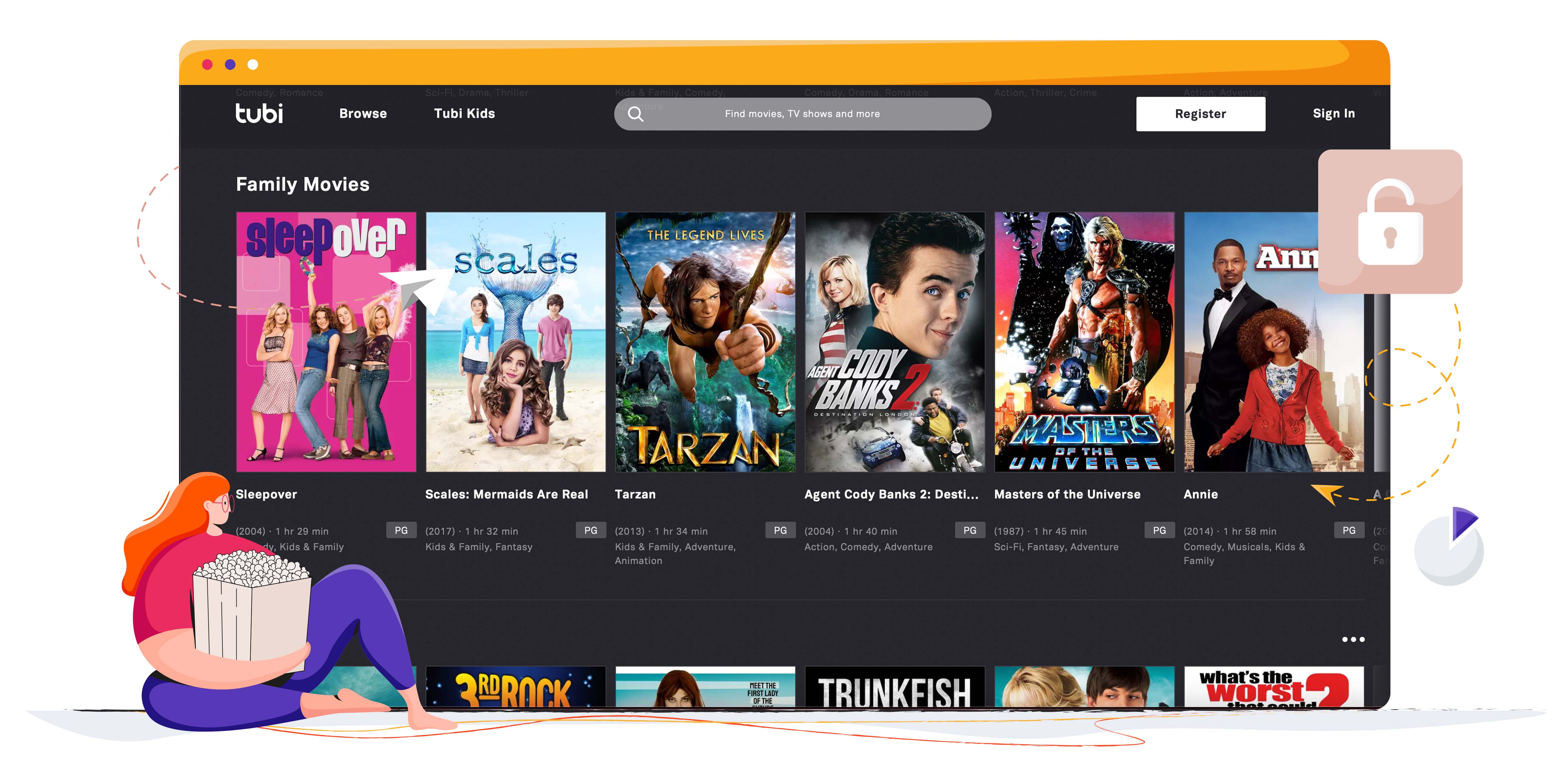 Stream Tubi TV for free with a VPN