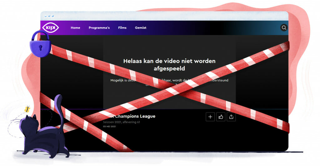KIjk.nl blocked outside of the Netherlands
