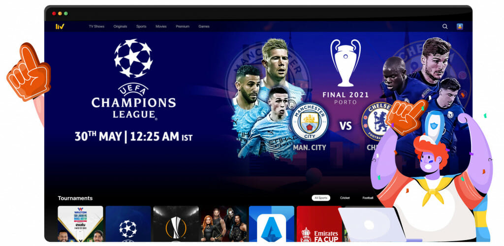 UEFA Champions League 2021 finals streaming on Sony Liv