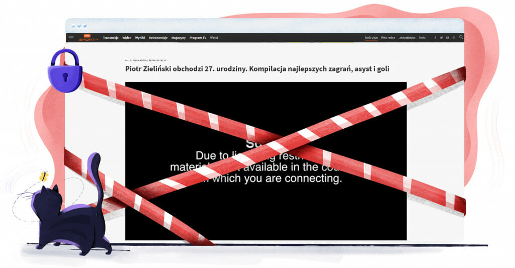 TVP Sport blocked outside of Poland