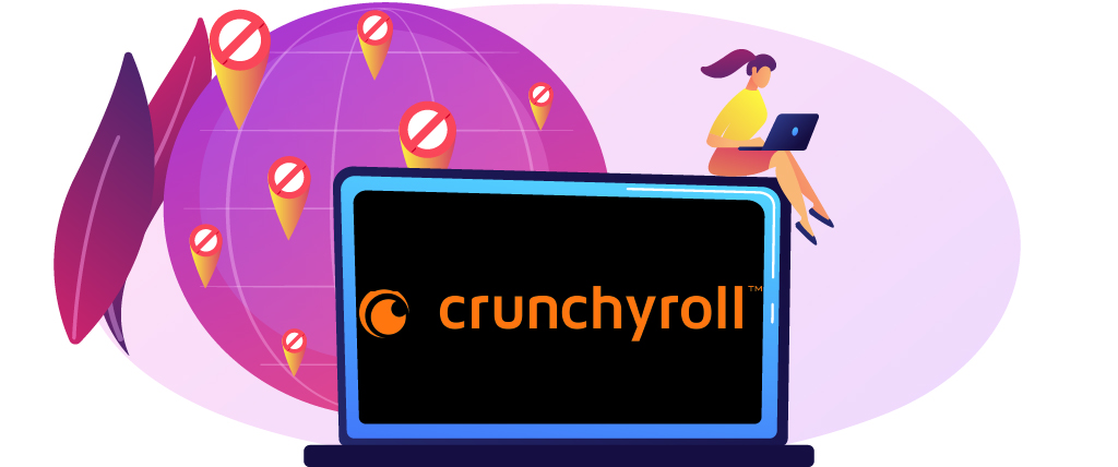 Veel inhoud op Crunchyroll is geografisch beperkt