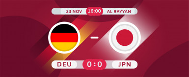 Verfolgen das erste WM-Spiel Deutschland - Japan im Ausland