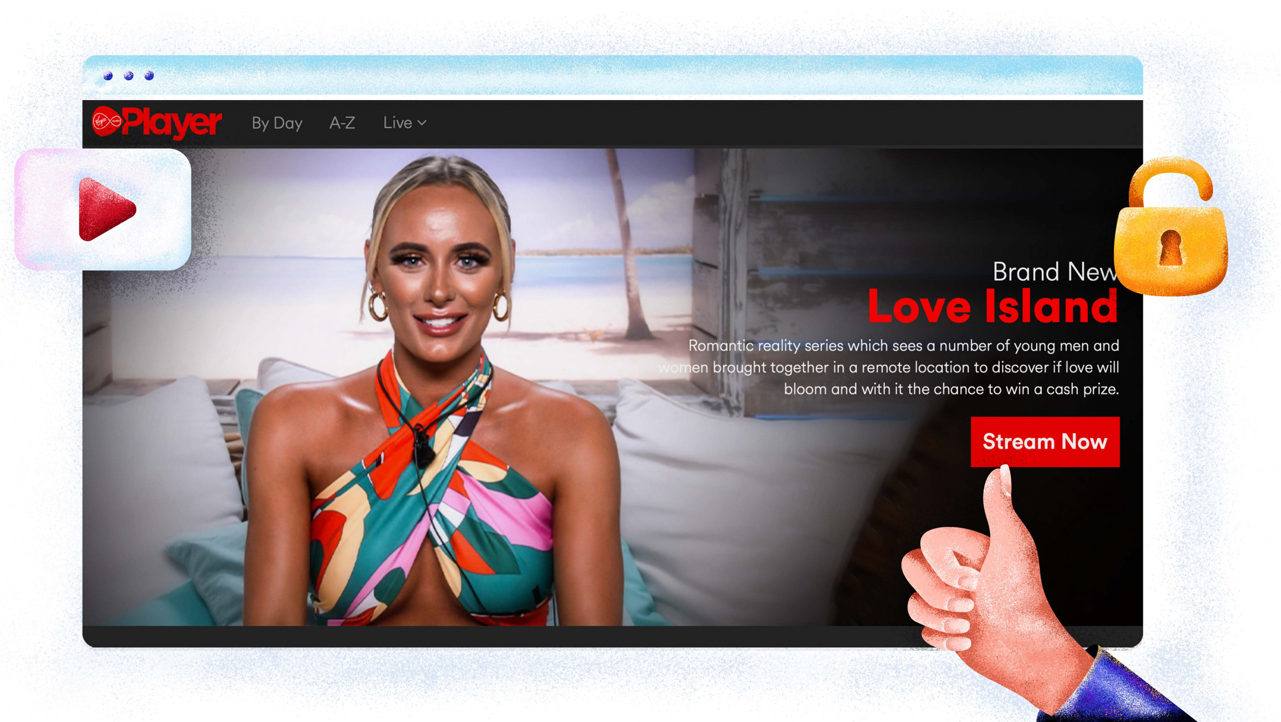 Virgin Media transmite Love Island