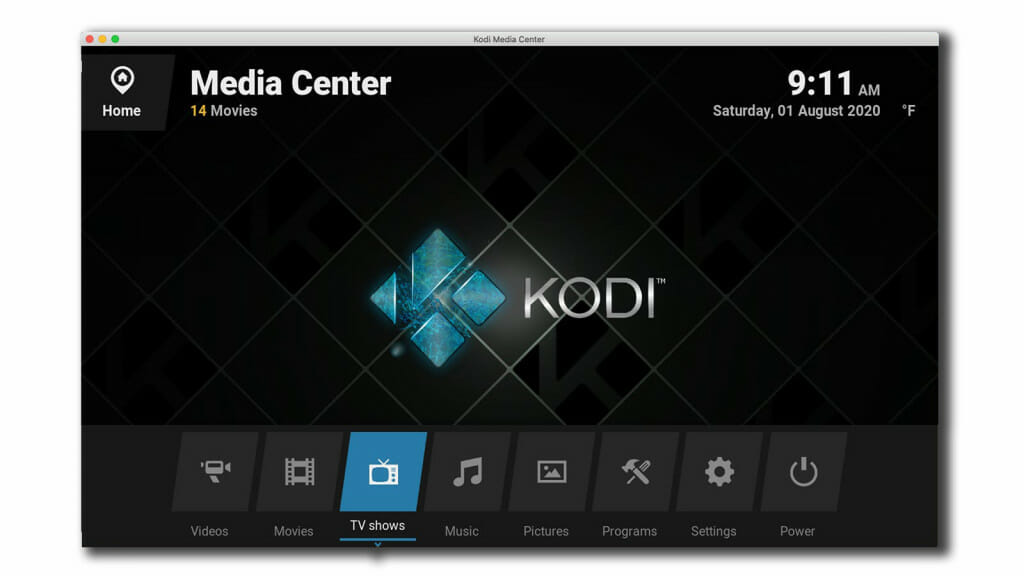 The Kodi platform