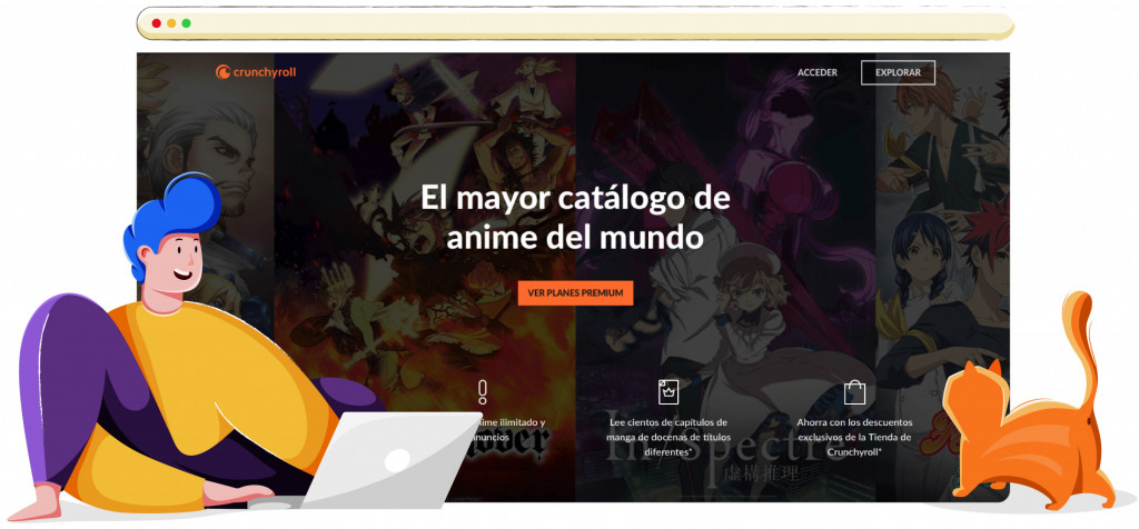 Crunchyroll, plataforma de streaming de anime