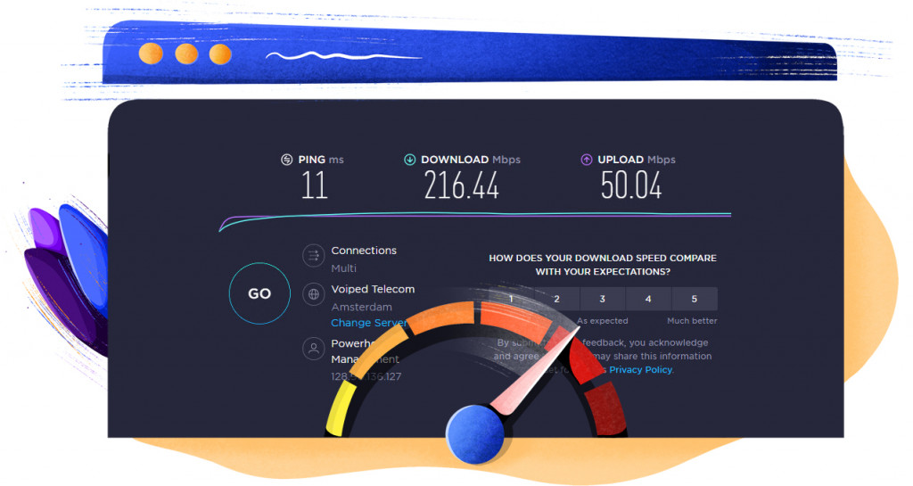 VyprVPN fastest server speed test