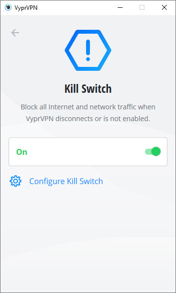 VyprVPN Kill Switch