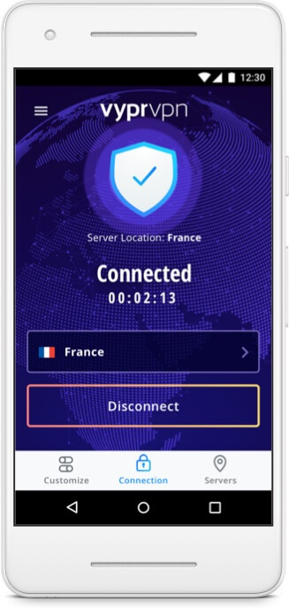 VyprVPN Android application