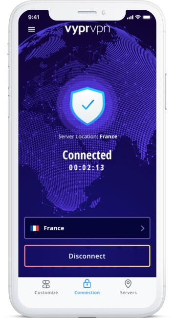 VyprVPN application for Android