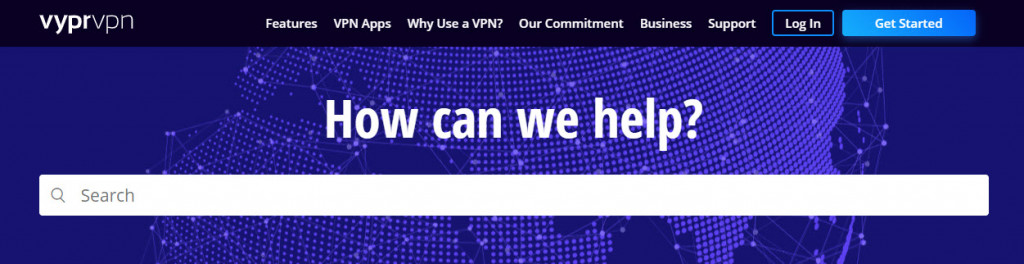 VyprVPN support website