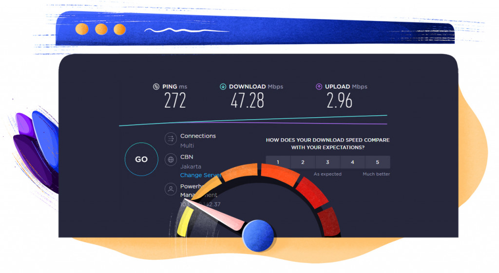 VyprVPN Indonesian server speed test