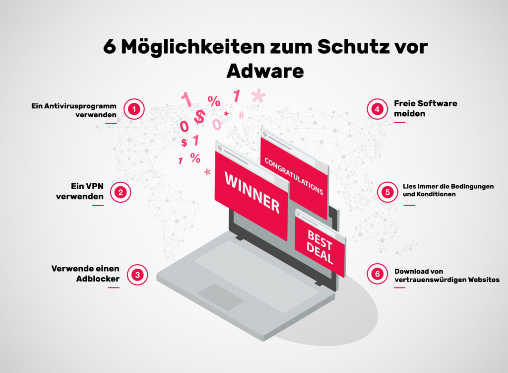 6 Wege zur Vermeidung von Adware