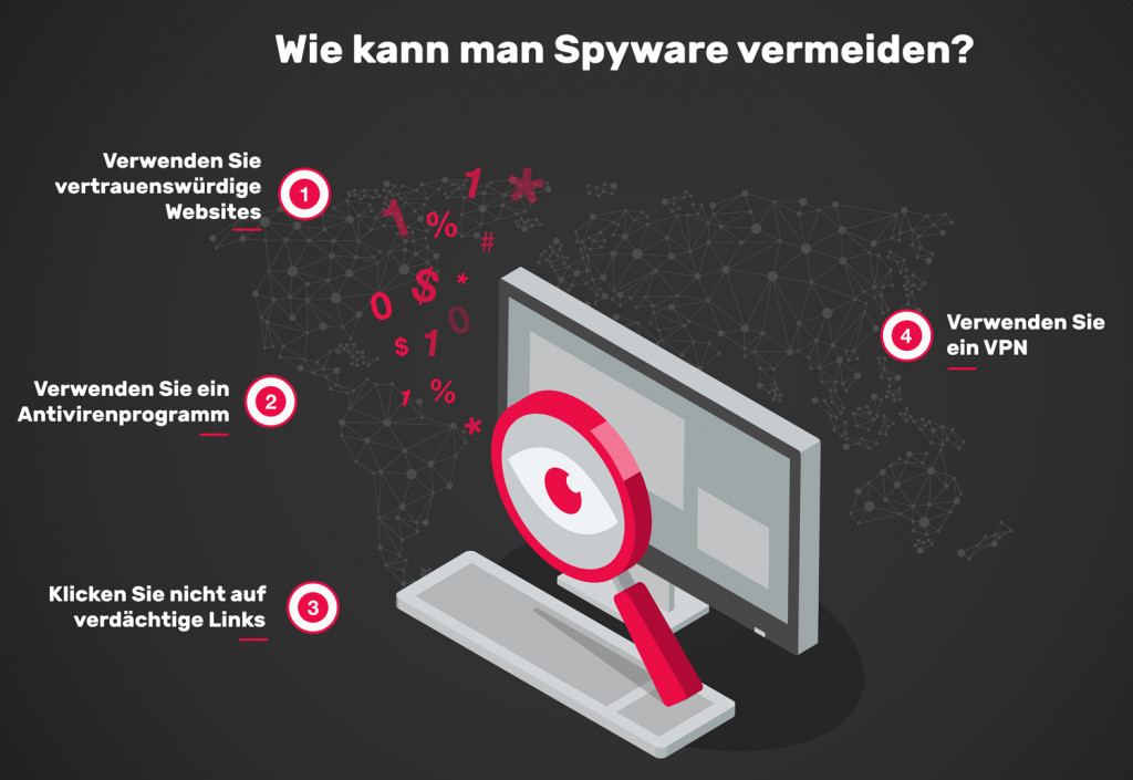 Wie Sie sich vor Spyware schützen können