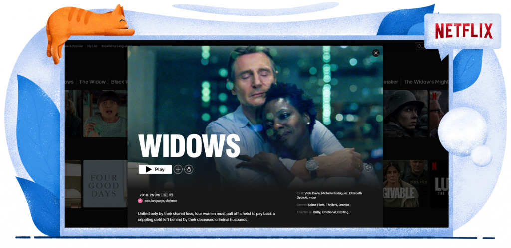 Widows streaming op Netflix in het Verenigd Koninkrijk