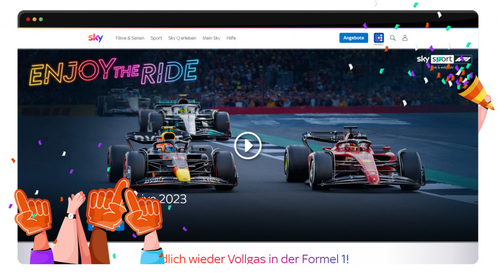 Formel 1 2023 streamt auf Sky in Deutschland
