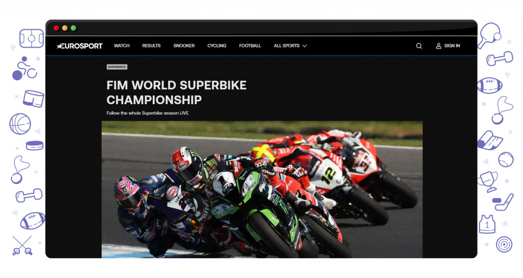 WK Superbike 2023 streaming op Eurosport in Nederland