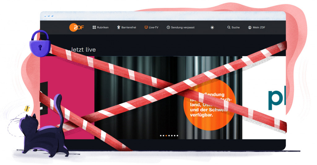 ZDF nicht außerhalb Deutschlands verfügbar