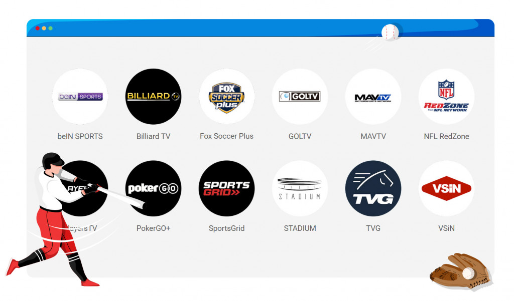 Sports streaming on YouTube TV
